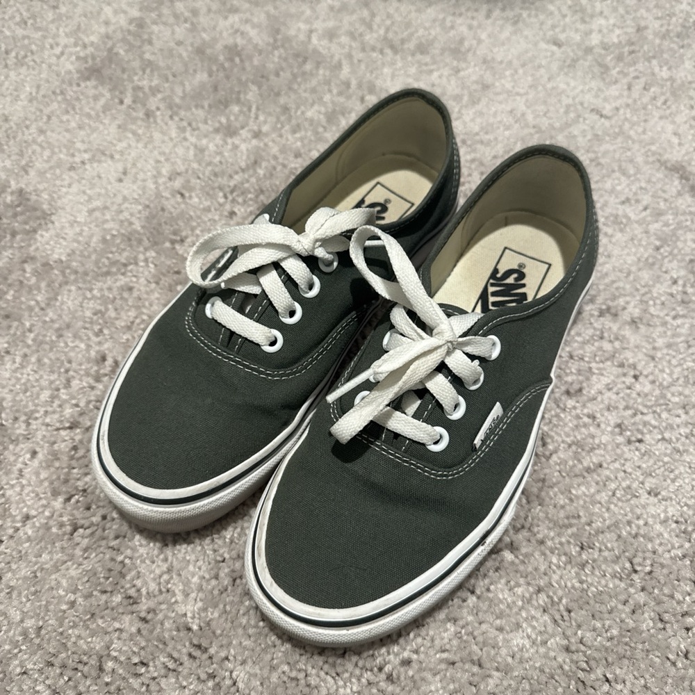 Vans Green Canvas Sneakers